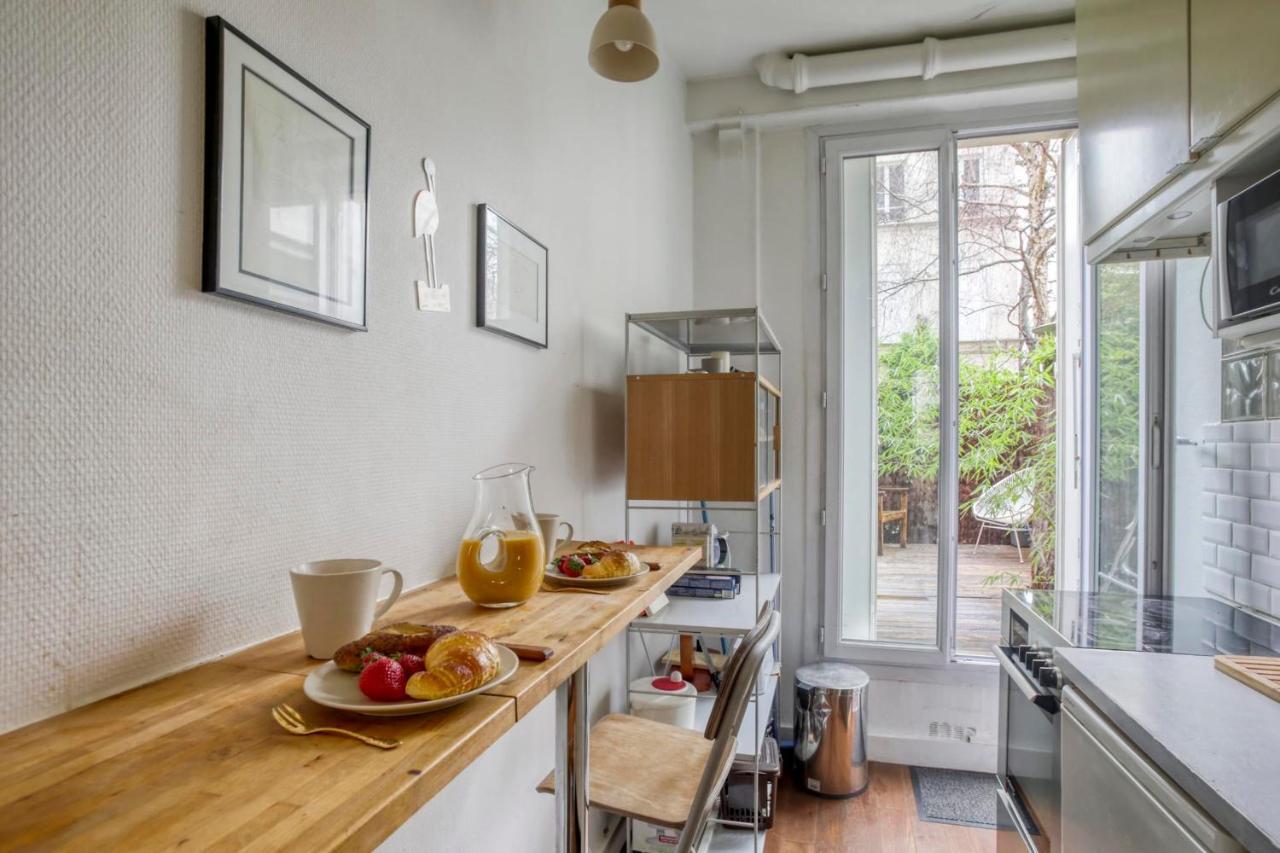 Hidden Abode With Large Patio In Buttes-Chaumont - Paris 파리 외부 사진